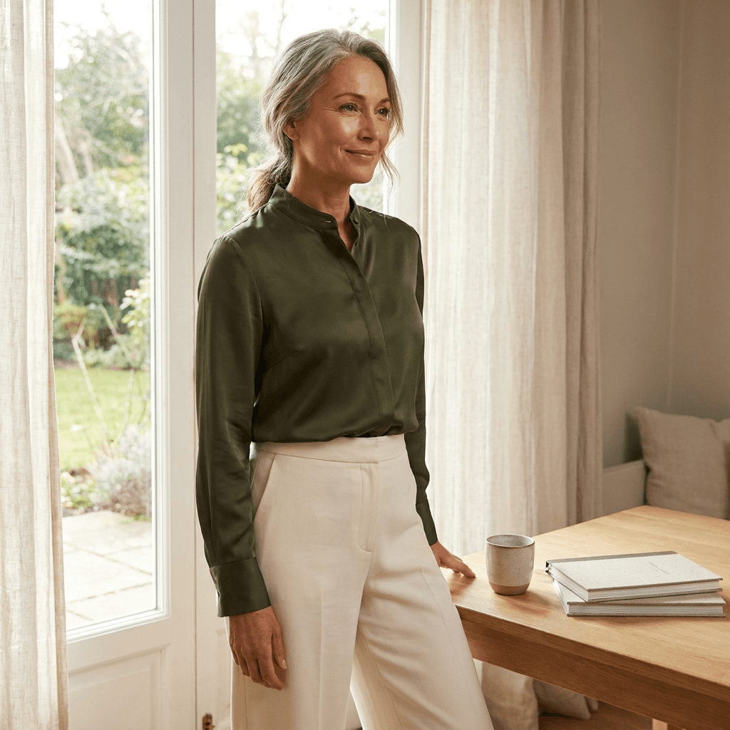 Woman looking vibrant and confident after hormone health care